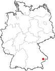 Karte Osterhofen, Niederbayern